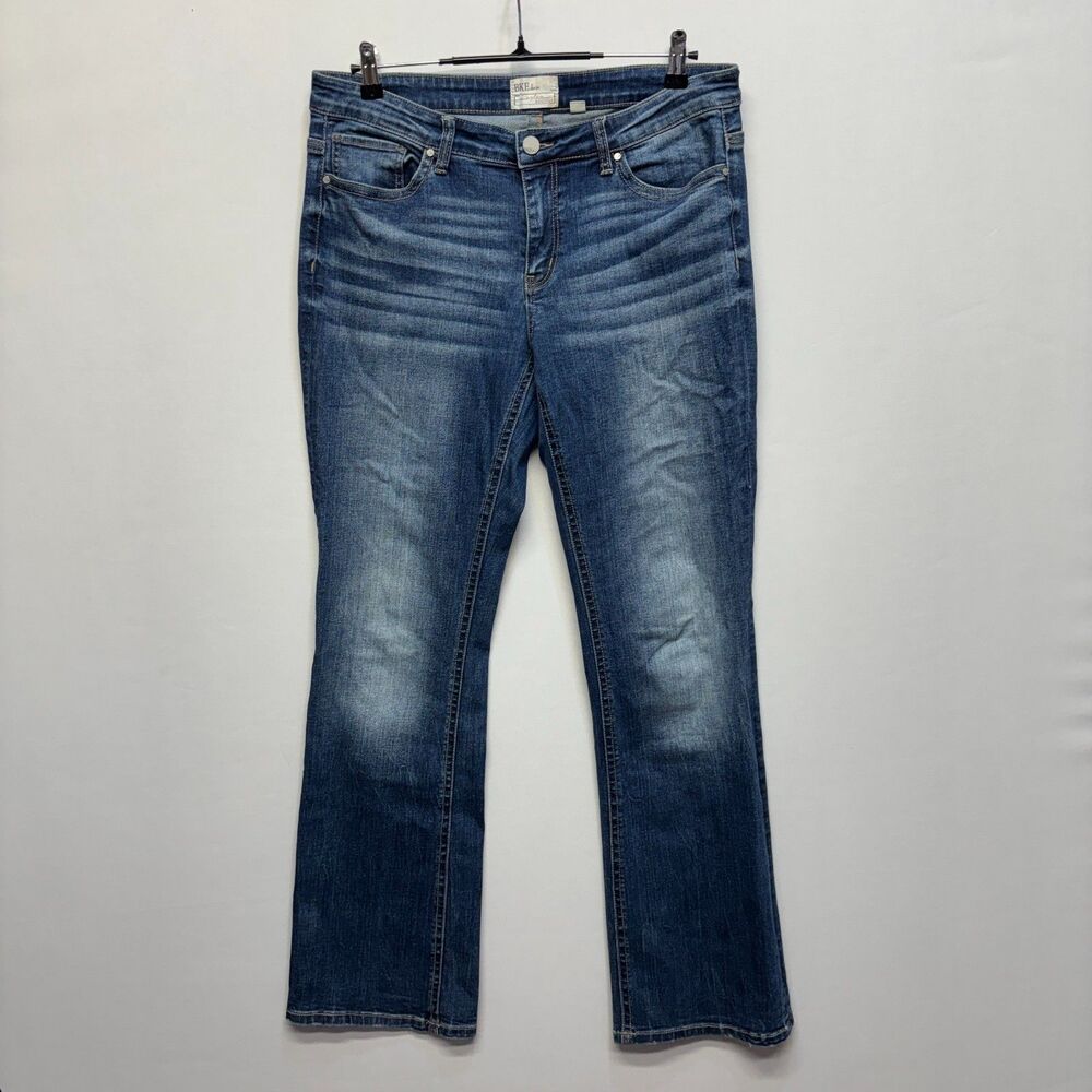 BKE Buckle Payton Bootcut Jeans Women Size 30L 30x33.5 Blue Denim C100 -23